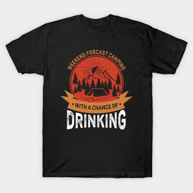 Camping T-Shirt by banayan